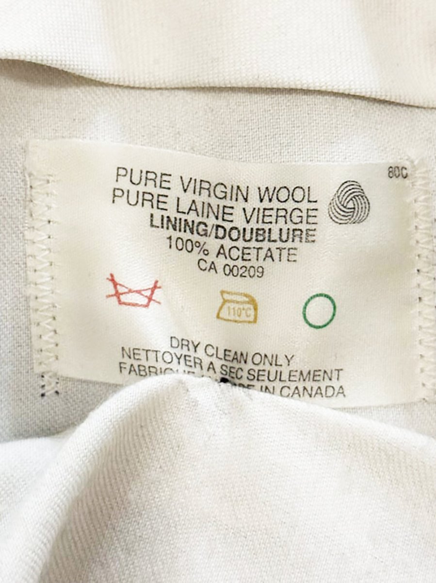 vintage brettons essential 100% wool pleated trousers | made in Canada - good market thrift store