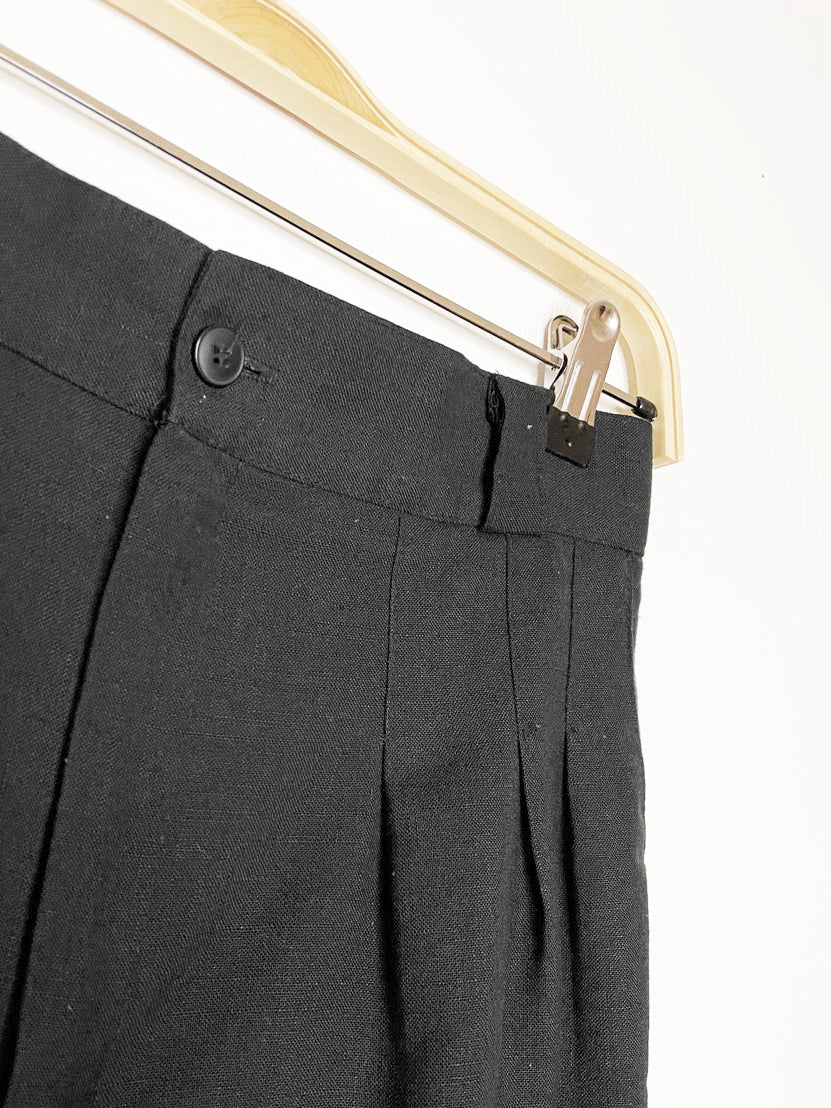 vintage briggs new york pleated high waist trouser shorts | made in usa - good market thrift store