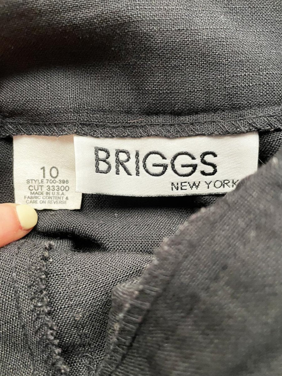 vintage briggs new york pleated high waist trouser shorts | made in usa - good market thrift store