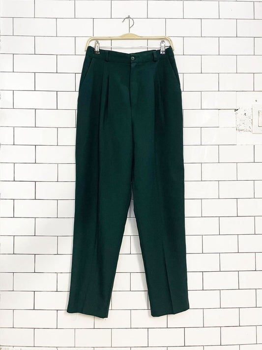 vintage briggs new york pleated trousers | made in usa - good market thrift store