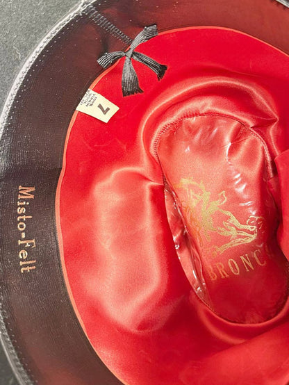 vintage bronco 100% wool cowboy hat | misto - felt - good market thrift store