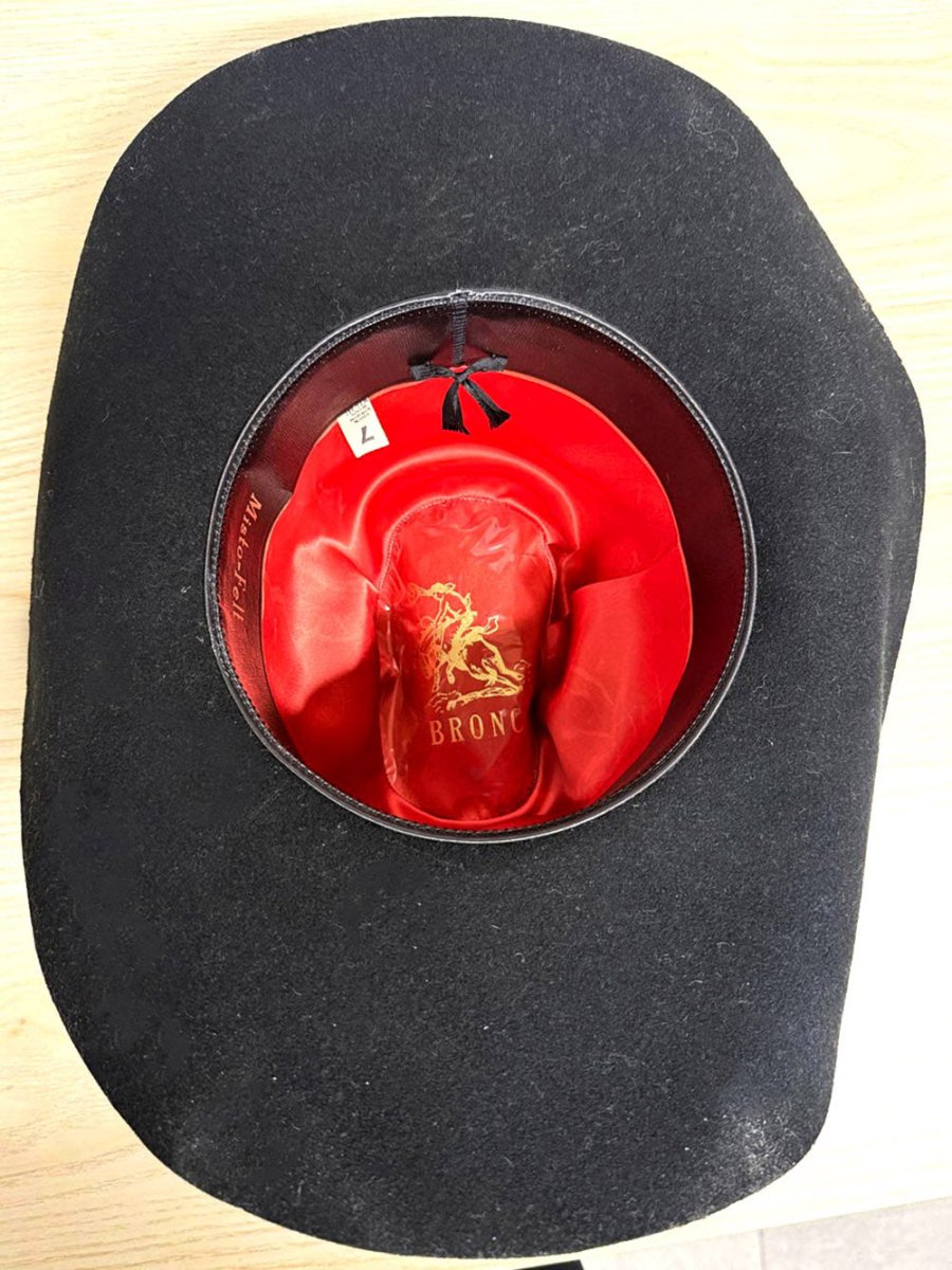 vintage bronco 100% wool cowboy hat | misto - felt - good market thrift store
