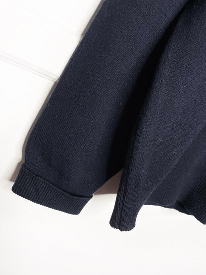 vintage burberrys 100% lambswool v - neck sweater - good market thrift store