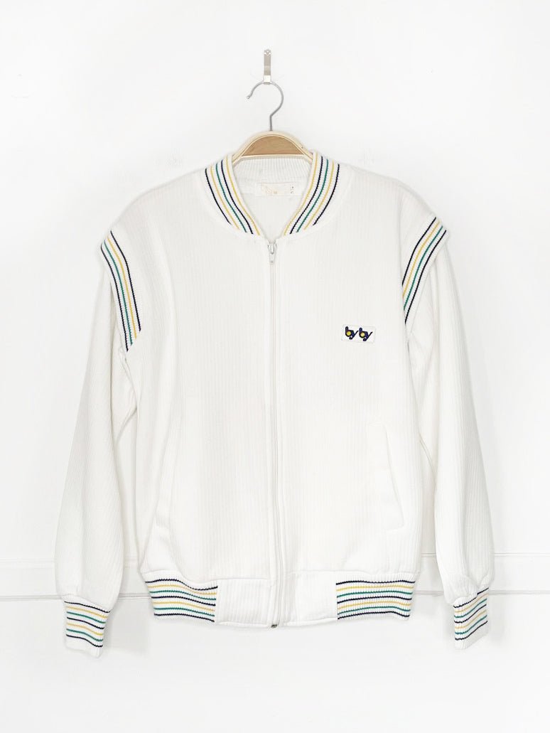 vintage by by ribbed knit tennis jacket - good market thrift store