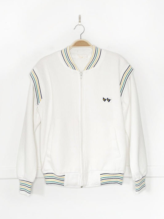 vintage by by ribbed knit tennis jacket - good market thrift store