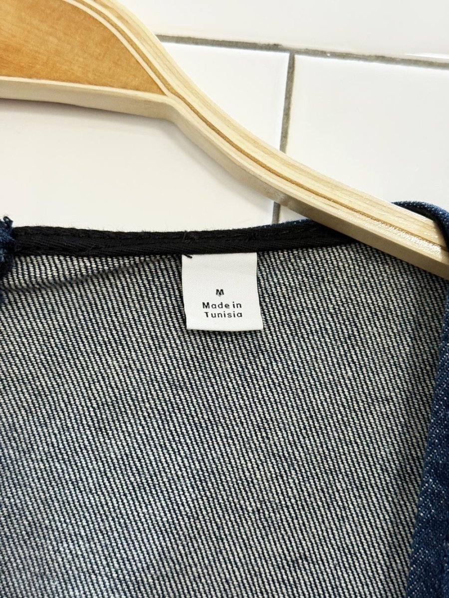 vintage calvin klein denim long sleeve mini dress - good market thrift store