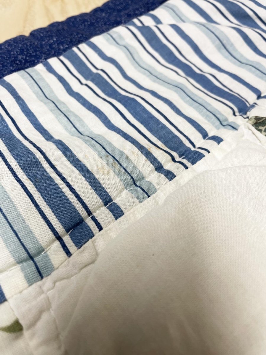 vintage canadiana mariners compass quilt + sham set - good market thrift store