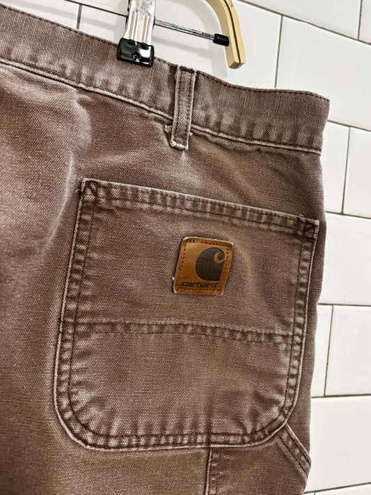 vintage carhartt canvas carpenter pants - good market thrift store