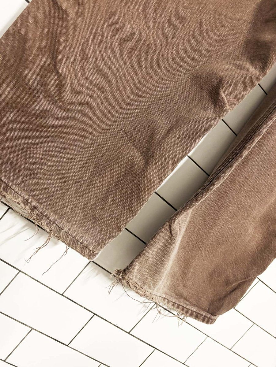 vintage carhartt canvas carpenter pants - good market thrift store