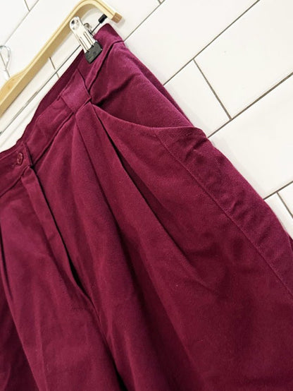 vintage carriage court classic high rise pleated trousers | made in USA - good market thrift store