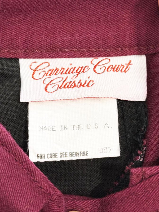 vintage carriage court classic high rise pleated trousers | made in USA - good market thrift store