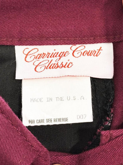 vintage carriage court classic high rise pleated trousers | made in USA - good market thrift store