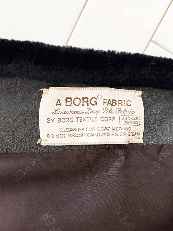 vintage casper faux fur bomber jacket | union made in USA - good market thrift store