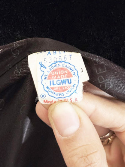 vintage casper faux fur bomber jacket | union made in USA - good market thrift store