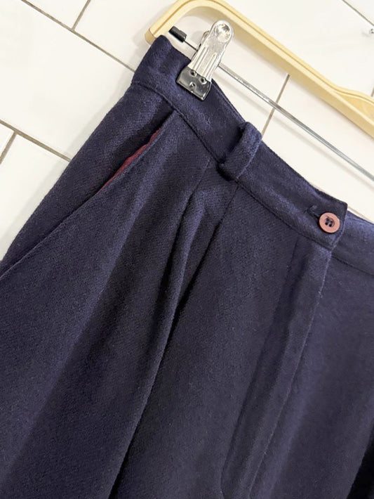 vintage casual corner 100% wool pleated trousers | made in USA - good market thrift store