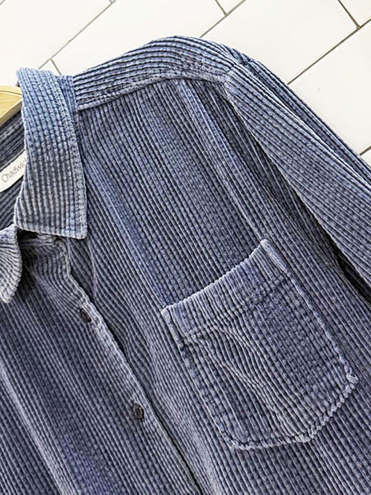 vintage chadwick's chunky cord full button shirt - good market thrift store