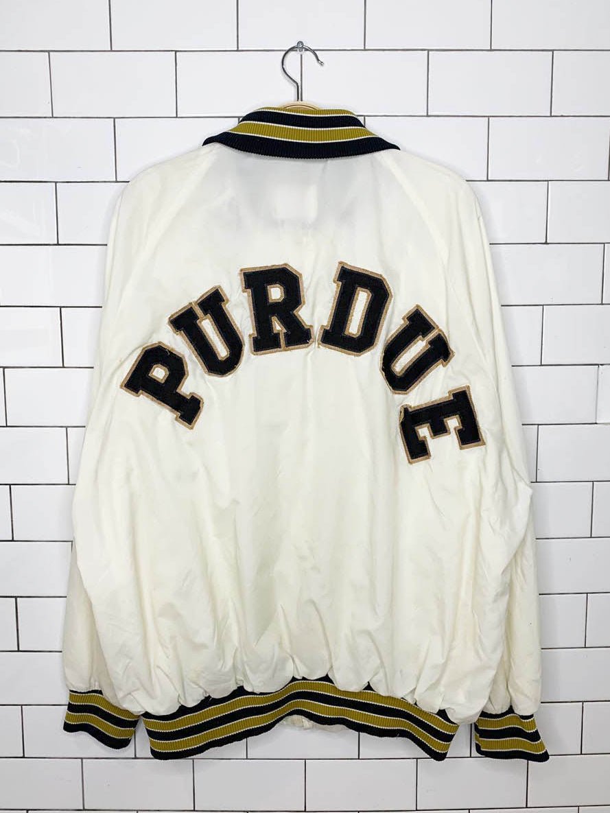 vintage champion letterman purdue sport jacket | made in usa - good market thrift store