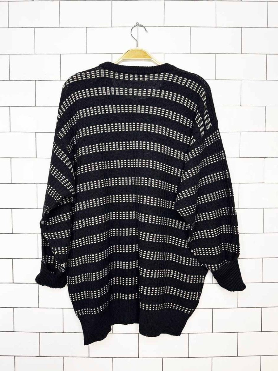 vintage clan douglas linen-silk summer knit | made in Scotland - good market thrift store
