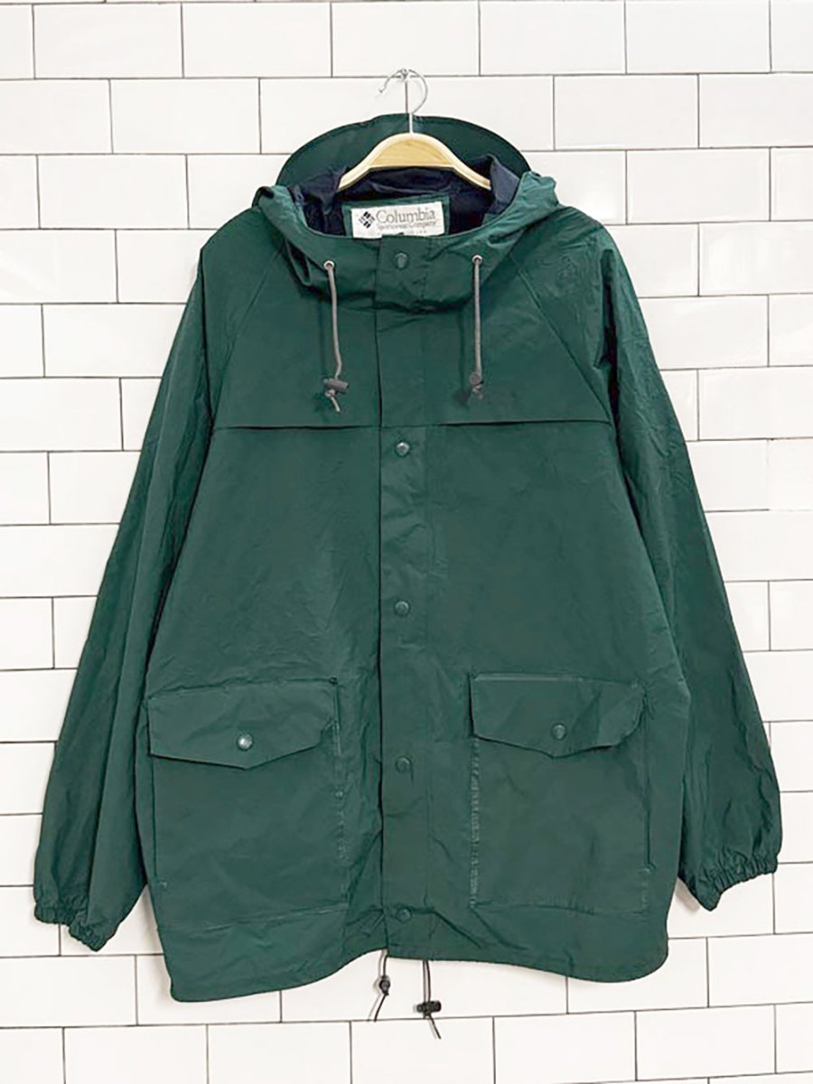 vintage columbia waterproof jacket and pants set | rain suit - good market thrift store