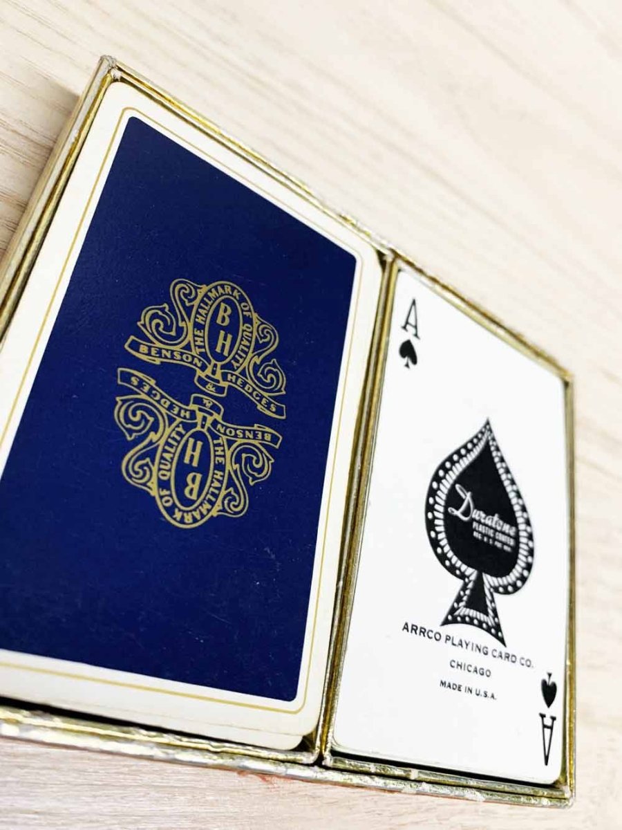 vintage congress playing cards set x2 | cel - u - tone finish - good market thrift store