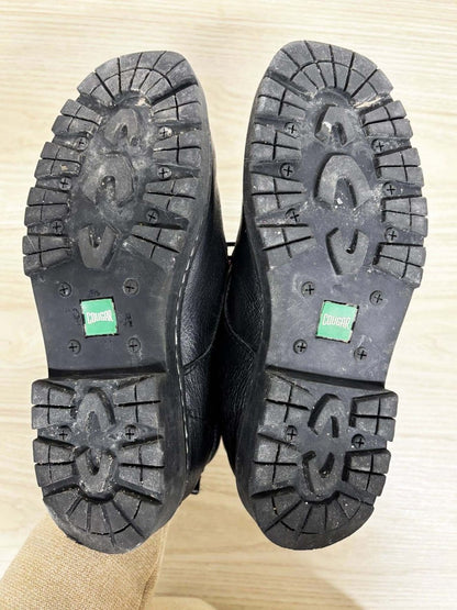 vintage cougar leather waterproof lace up hiker boots - good market thrift store