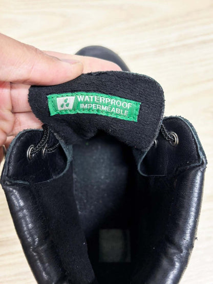 vintage cougar leather waterproof lace up hiker boots - good market thrift store