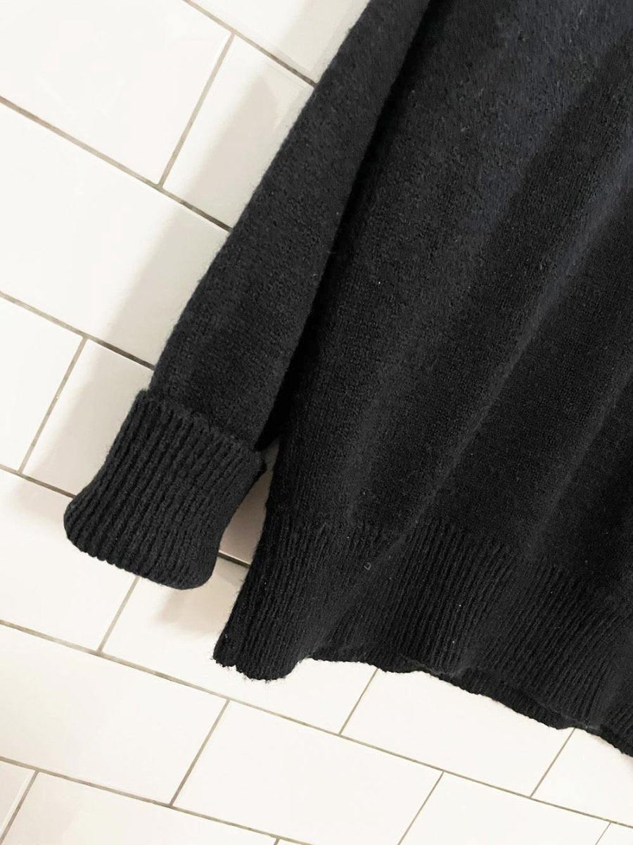 vintage crusaders rugby club crest knit wool sweater - good market thrift store