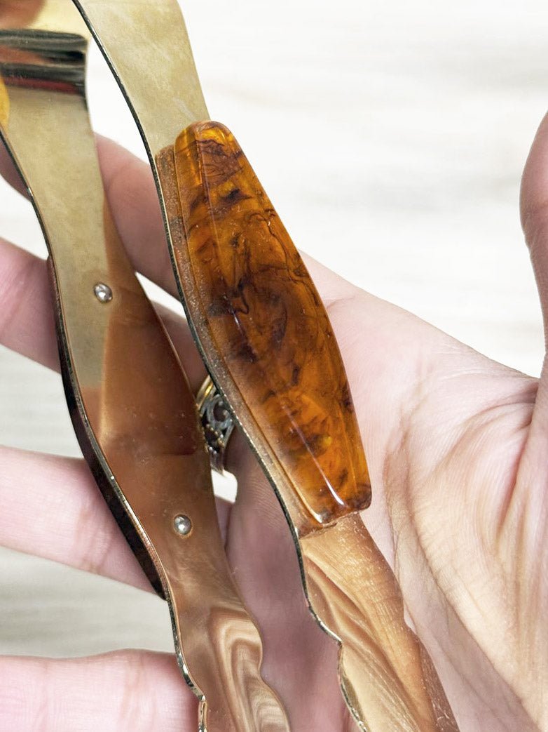 vintage crystal d'arques crystal ice bucket + tongs set | made in France - good market thrift store