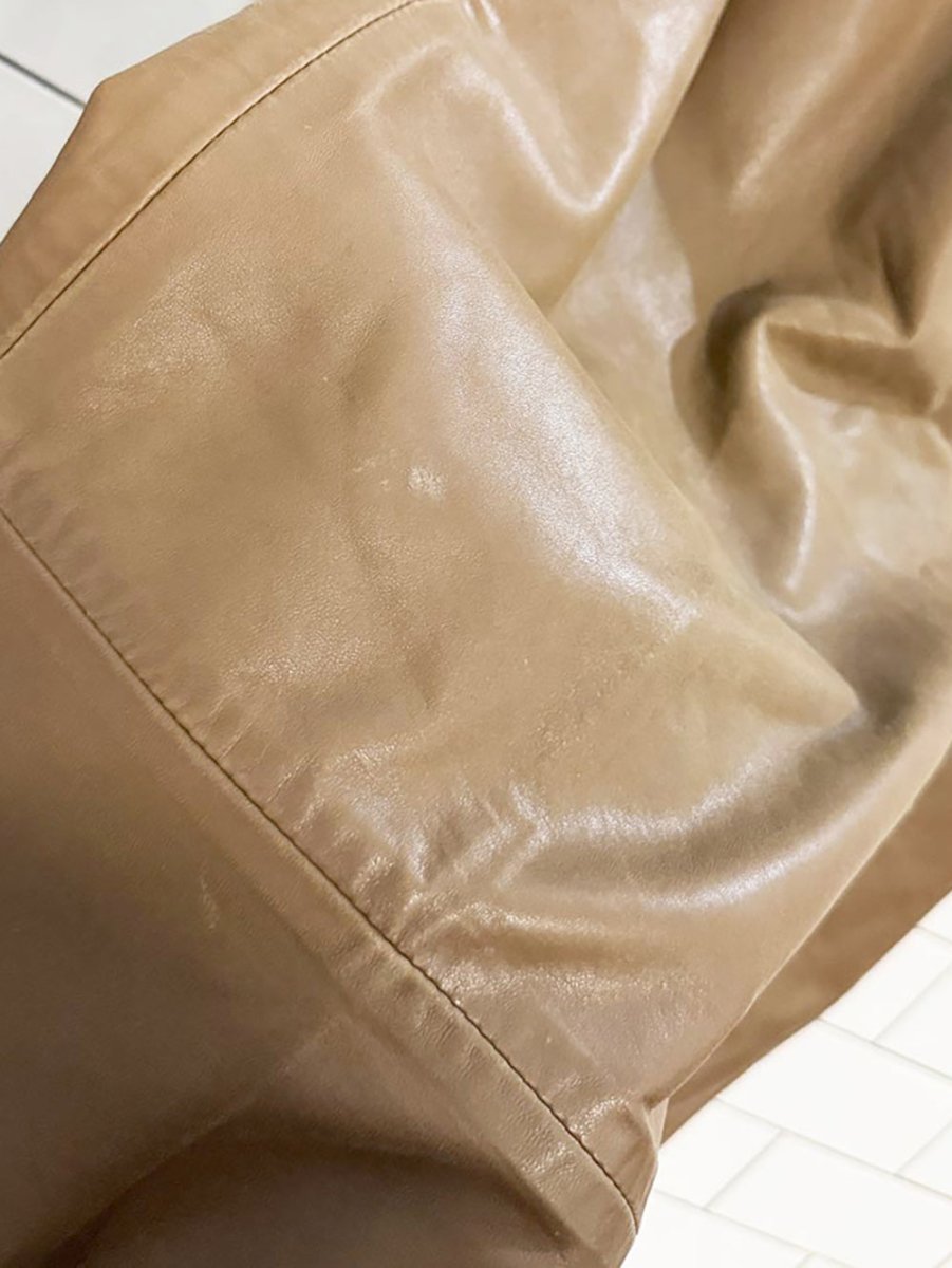 vintage daniel marcus butter leather pleated pants | sterling stall | made in Canada - good market thrift store