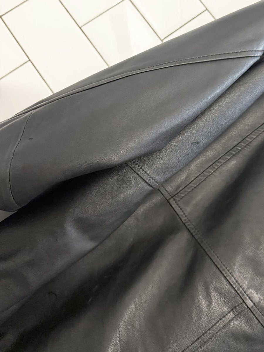 vintage danier butter leather bomber jacket - good market thrift store