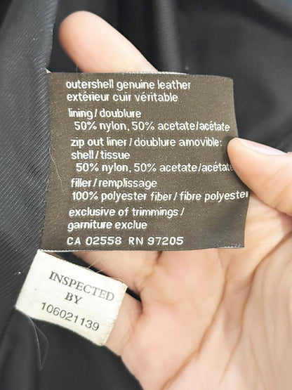 vintage danier butter leather bomber jacket - good market thrift store