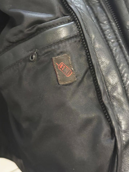 vintage danier butter leather bomber jacket - good market thrift store