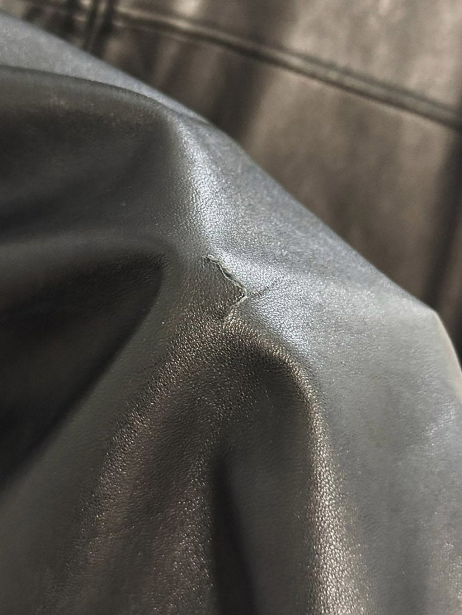 vintage danier butter leather full zip bomber jacket | lambskin - good market thrift store