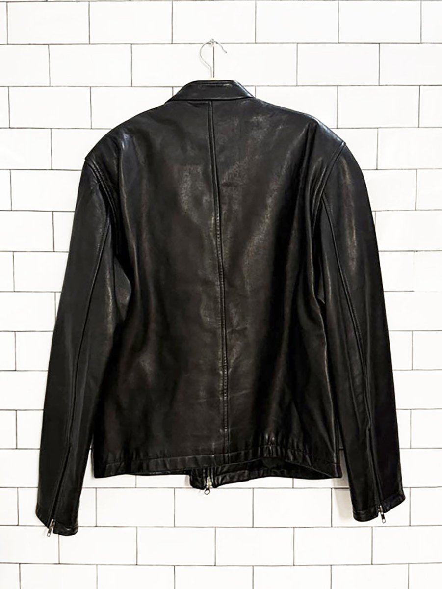 vintage danier butter leather moto jacket | made in Canada - good market thrift store