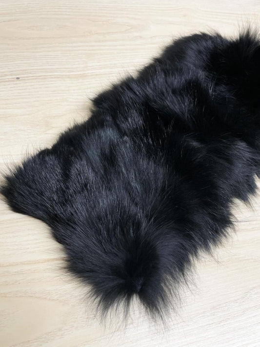 vintage danier fox fur collar scarf - good market thrift store