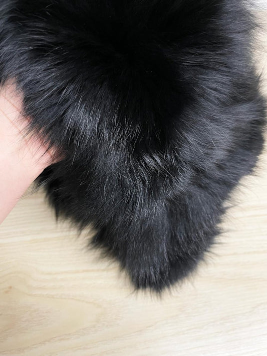 vintage danier fox fur collar scarf - good market thrift store