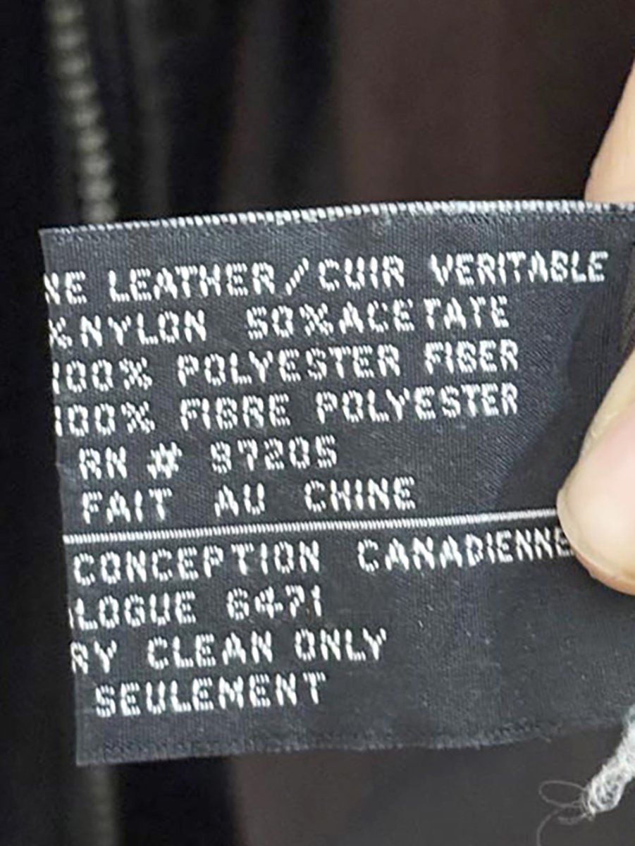 vintage danier full zip minimal leather jacket | removable liner - good market thrift store