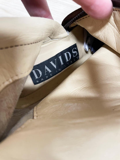 vintage davids croc embossed leather tall boots | made in Italy - good market thrift store