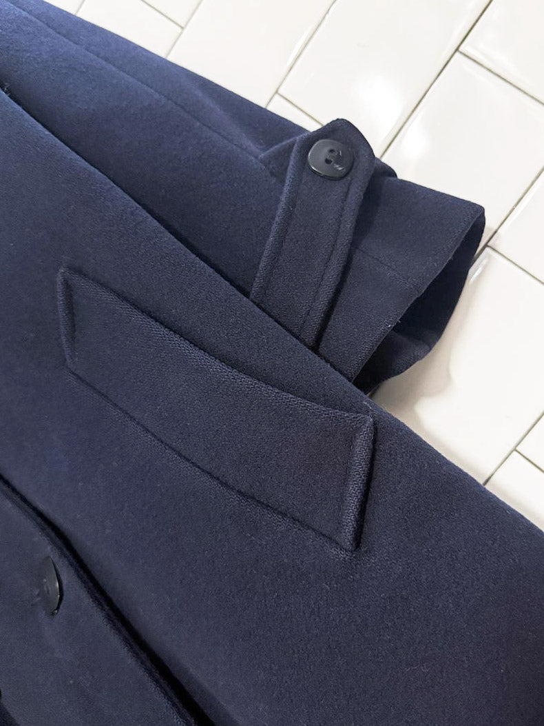 vintage diana charles 100% wool double breasted trench coat | made in Canada - good market thrift store