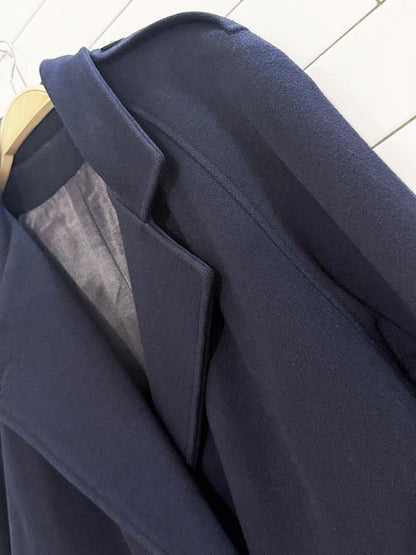 vintage diana charles 100% wool double breasted trench coat | made in Canada - good market thrift store