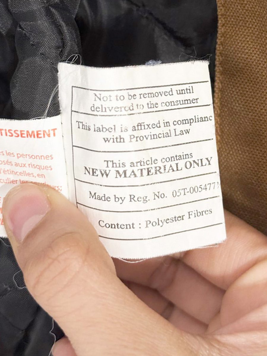 vintage dickies duck canvas quilted full zip hooded work jacket - good market thrift store