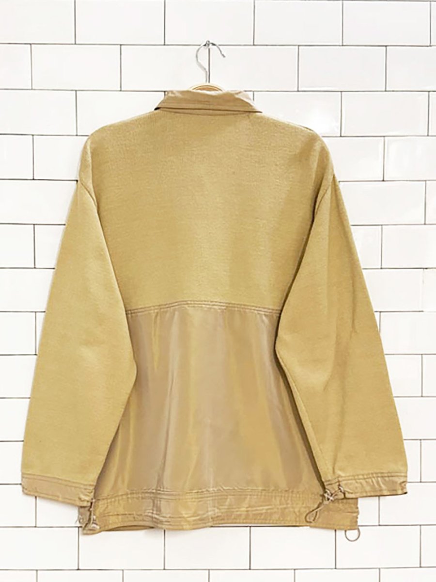 vintage dino valiano knit + nylon light jacket | made in Italy - good market thrift store