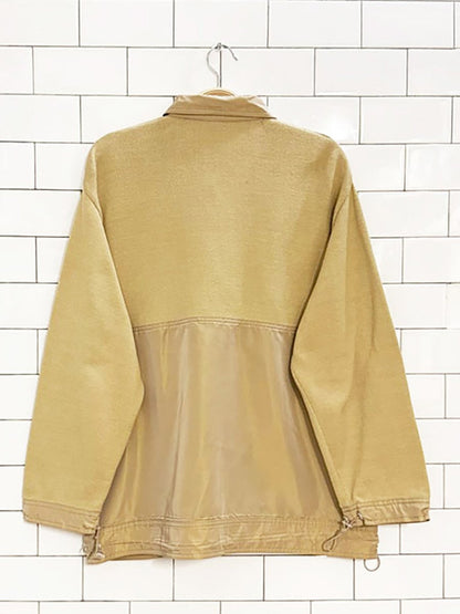 vintage dino valiano knit + nylon light jacket | made in Italy - good market thrift store