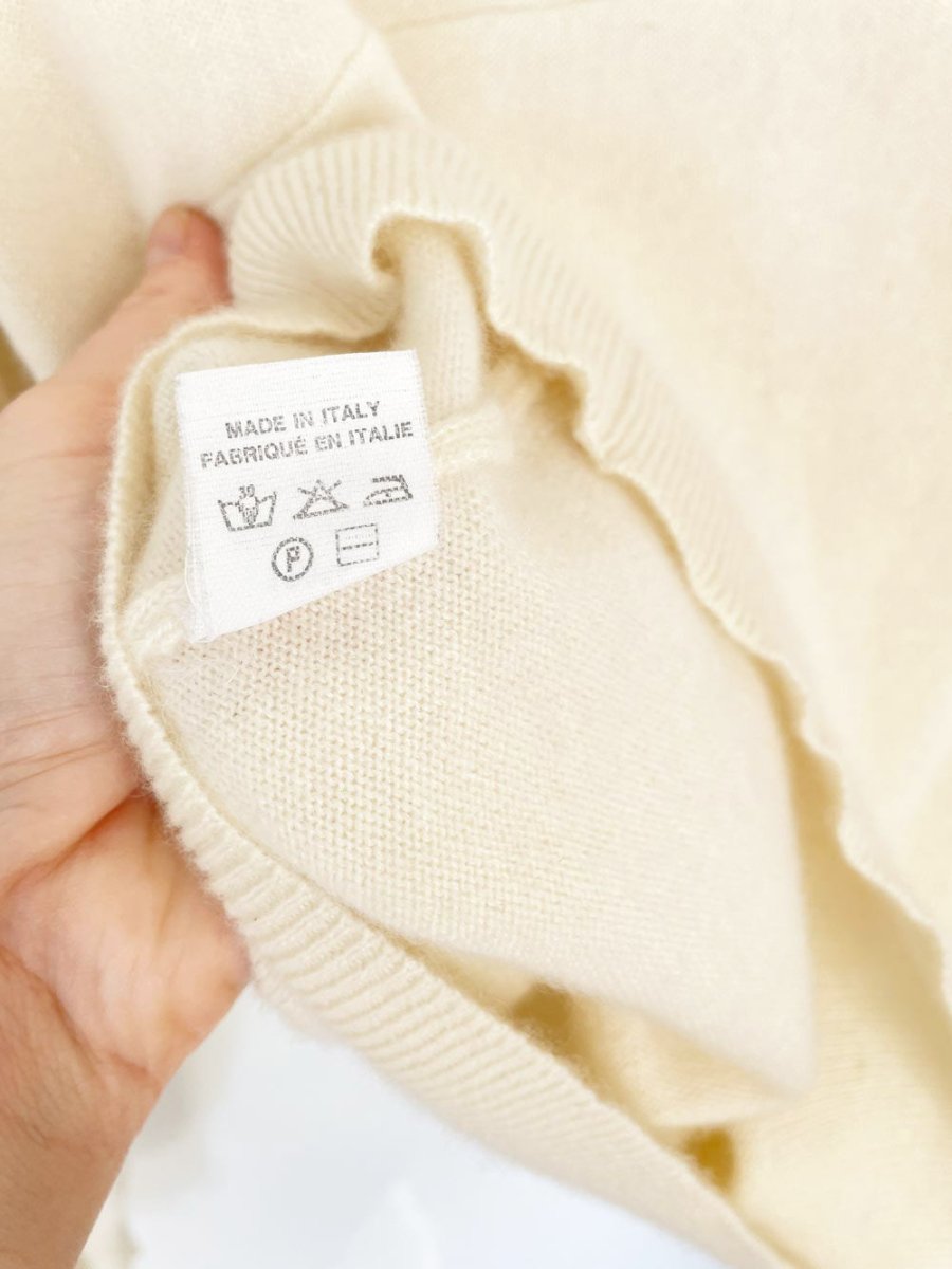 vintage dolce & gabbana 100% cashmere knit sweater - good market thrift store