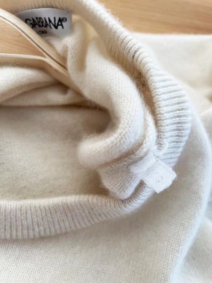 vintage dolce & gabbana 100% cashmere knit sweater - good market thrift store