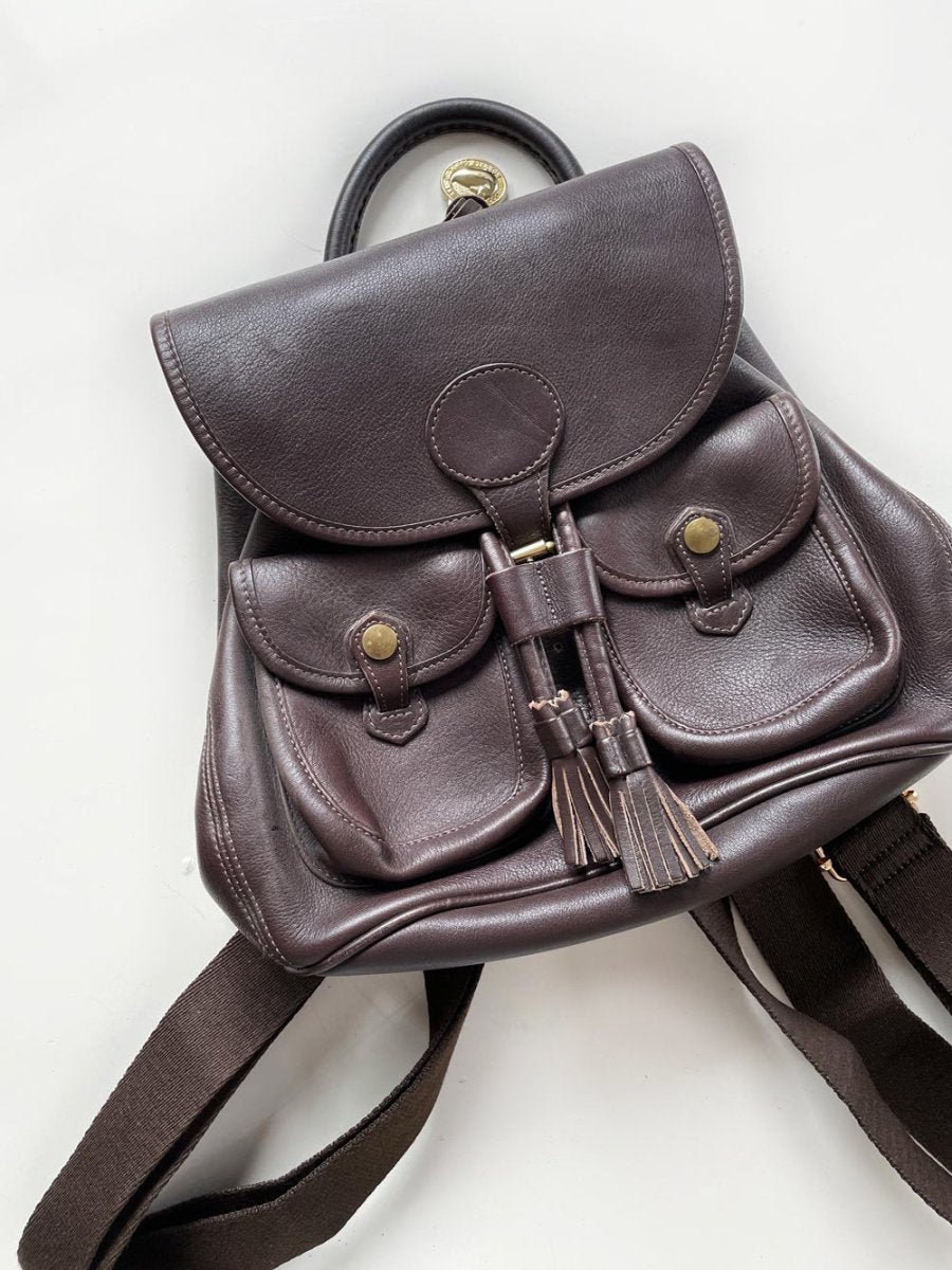 vintage dooney & bourke leather backpack | made in USA - good market thrift store