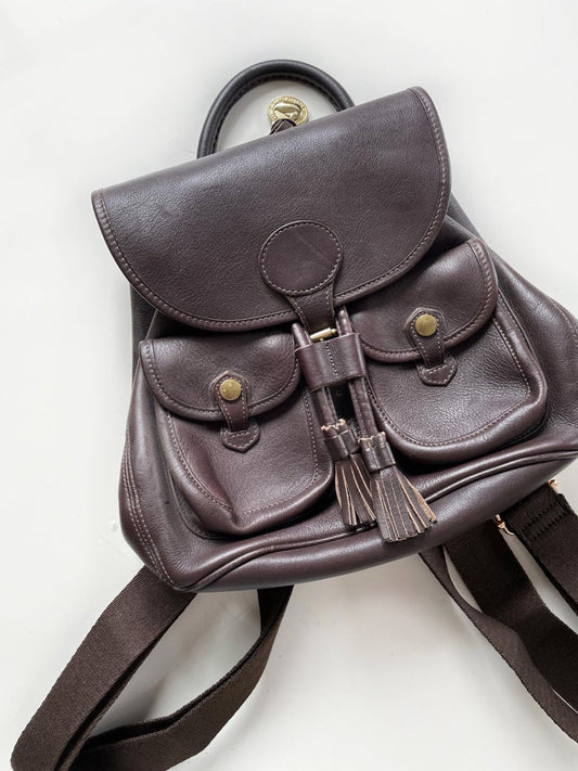 vintage dooney & bourke leather backpack | made in USA - good market thrift store