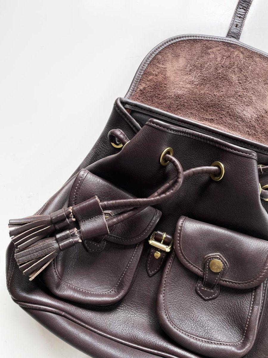 vintage dooney & bourke leather backpack | made in USA - good market thrift store