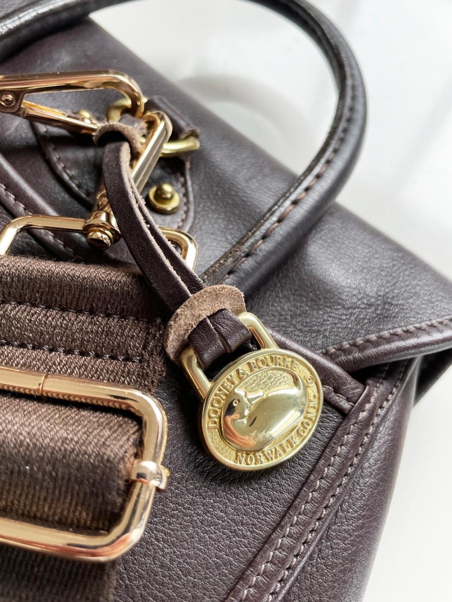 vintage dooney & bourke leather backpack | made in USA - good market thrift store