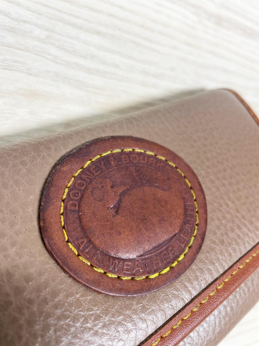 vintage dooney & bourke pebbled leather two - tone wallet - good market thrift store